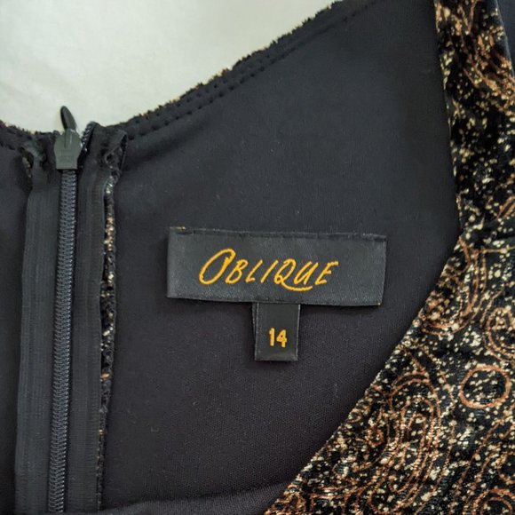 Oblique Dress and Jacket Set size 14 - Picture 14 of 16